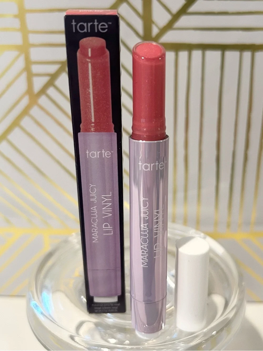 ✨ Tarte Maracuja Juicy Lip Vinyl | Shimmering Pink Lily | Full Size | New in Box